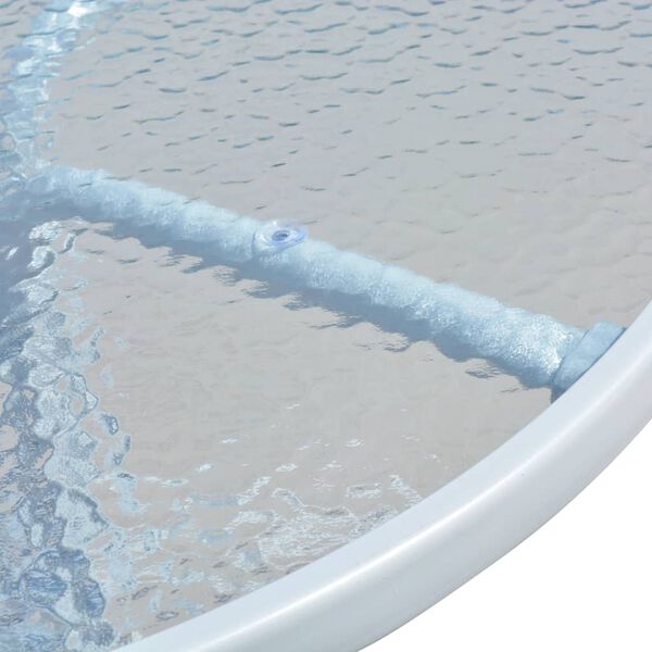 vidaXL Столик для бістро Сірий 50x71 см Сталь