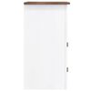 282642 vidaXL TV Cabinet Mexican Pine Corona Range White 80x43x78 cm