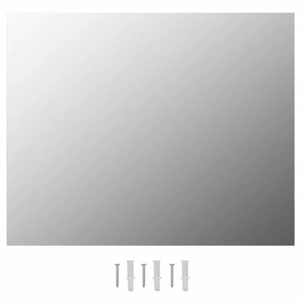 vidaXL Безрамкове Дзеркало 100x60 см Скло