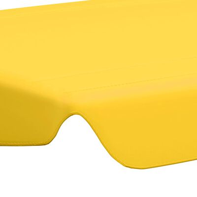 vidaXL Замінний Навіс для Садової Гойдалки Жовтий 150/130x70/105 см