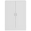 vidaXL Книжкова шафа Білий 82,5x30,5x115 см ДСП