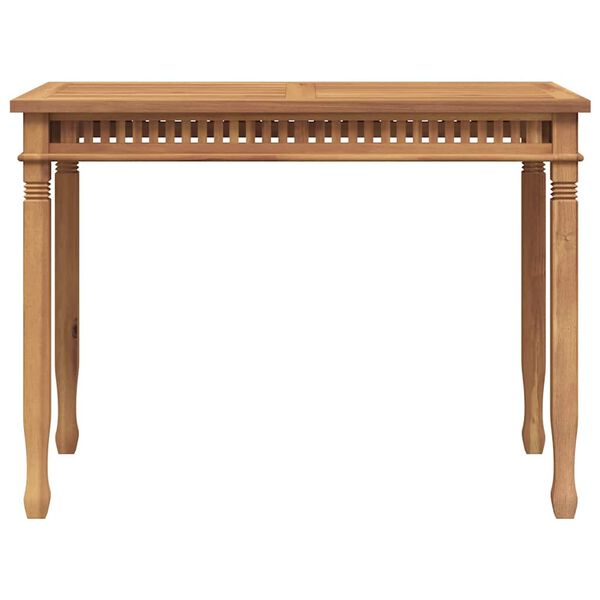 vidaXL Садовий обідній стіл 120x65x80 см Масив тикового дерева