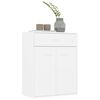 800711 vidaXL Sideboard White 60x30x75 cm Chipboard