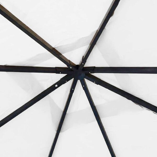 vidaXL Альтанка Білий 4х4х3 м 180 г/м&sup2;