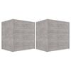 vidaXL Приліжкові Тумби 2 шт. Сірий Бетон 40x30x40 см ДСП