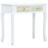 vidaXL Консольний стіл Білий 80x40x74 см Дерево