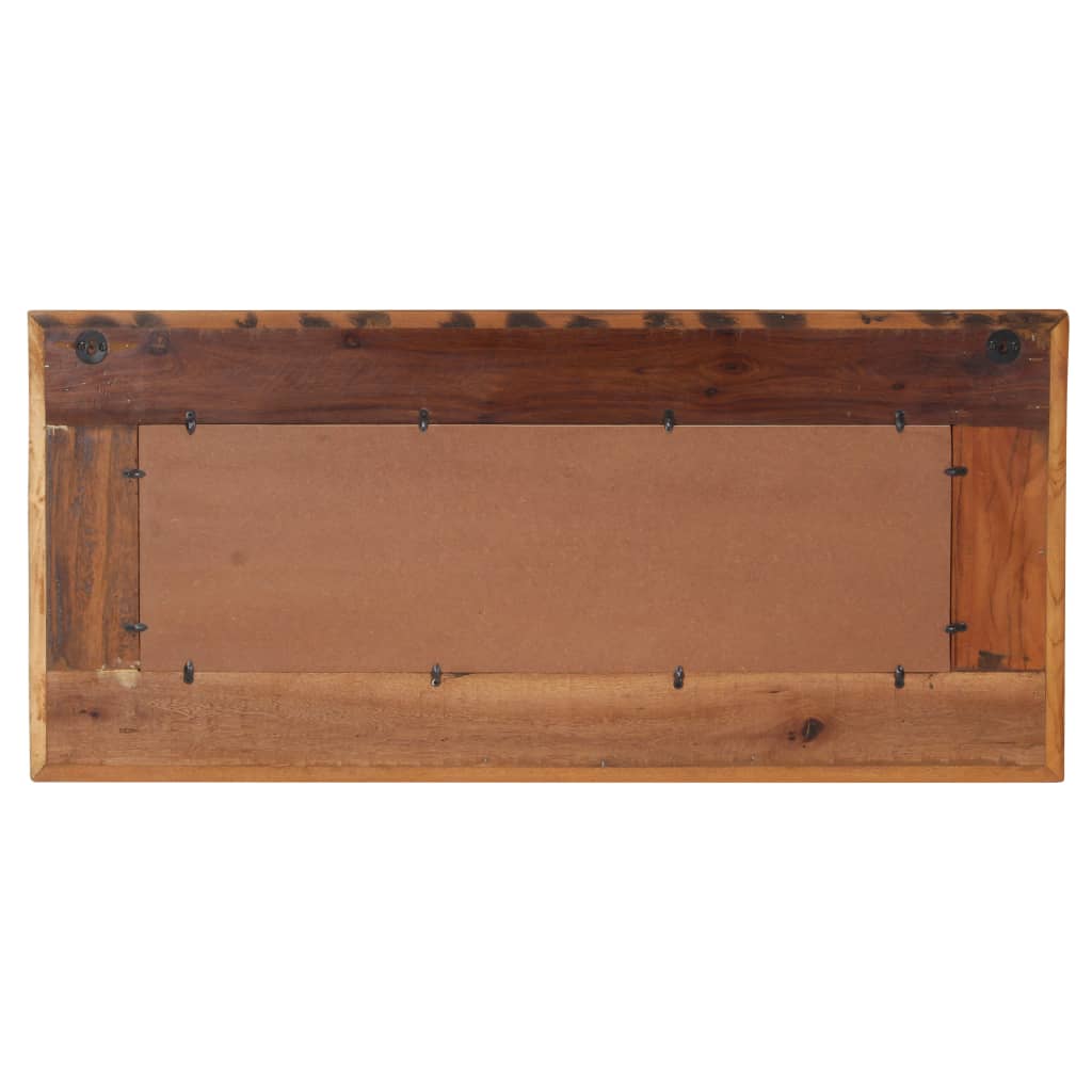 vidaXL Дзеркало з образами Будди 110x50 см Масив відновленої деревини