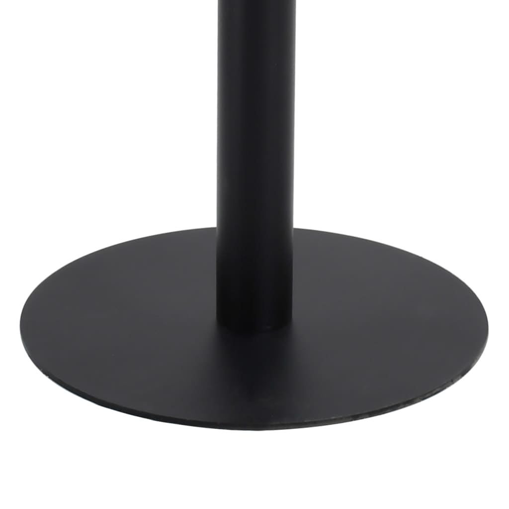 vidaXL Столик для бістро Темно-коричневий 80x80 см МДФ