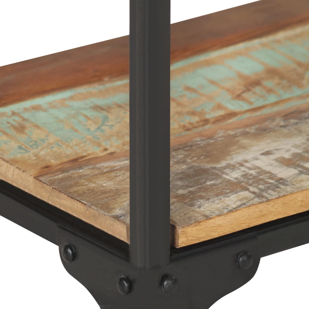 vidaXL Консольний стіл 110x30x75 см Масив відновленої деревини