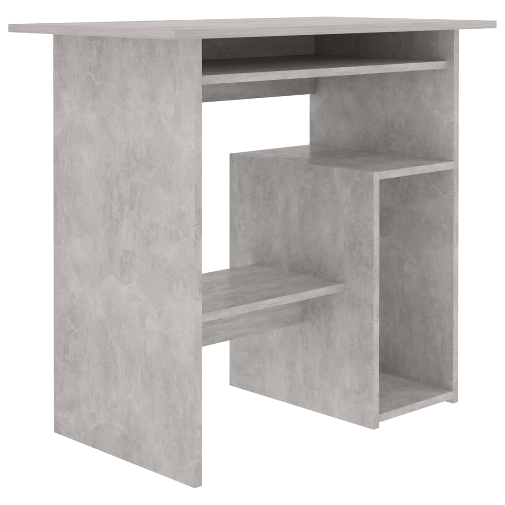 vidaXL Письмовий стіл Сірий бетон 80x45x74 см ДСП