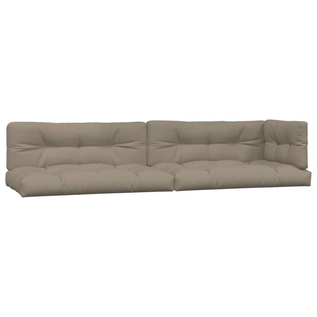 vidaXL Подушки для дивана з піддонів 5 шт Сіро-коричневий
