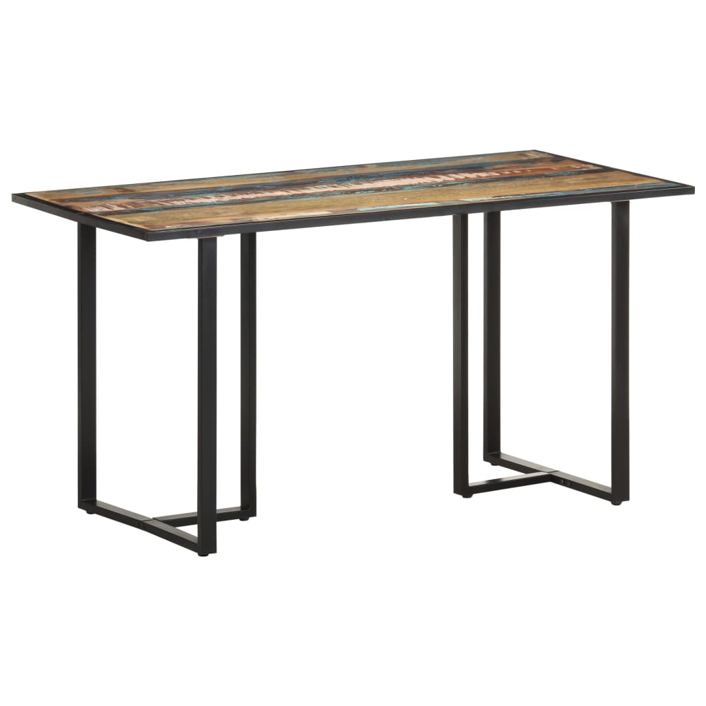 vidaXL Обідній стіл 140 см Масив відновленої деревини