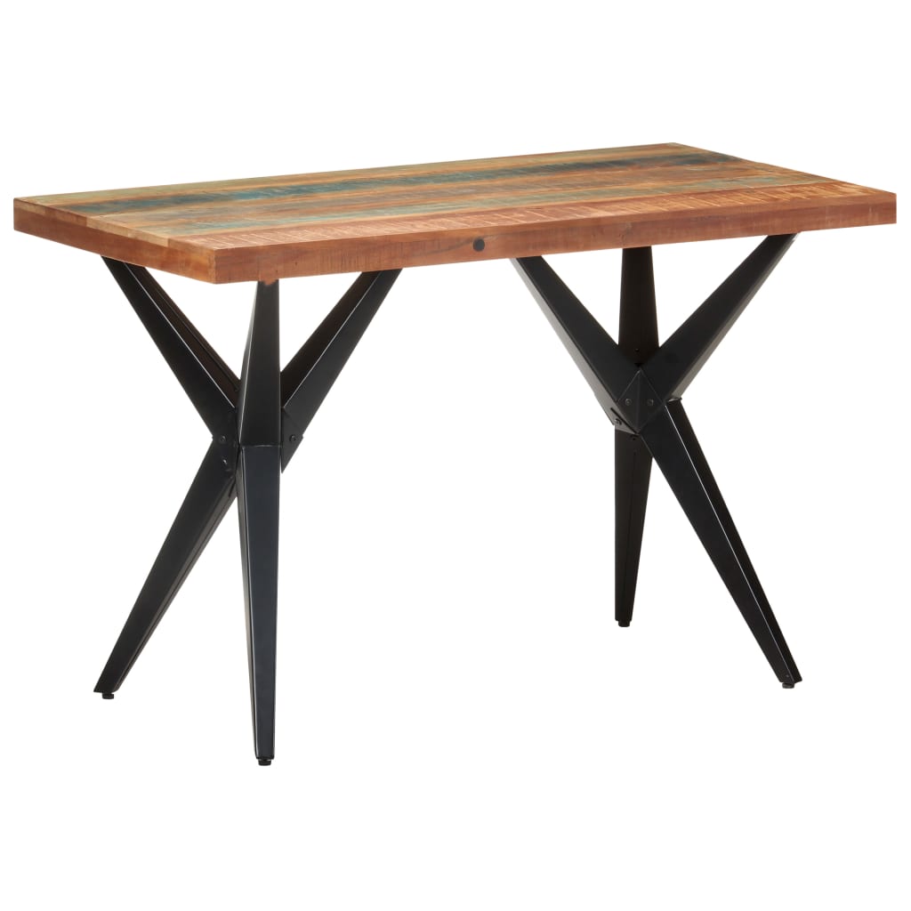 vidaXL Обідній стіл 120x60x76 см Масив відновленої деревини