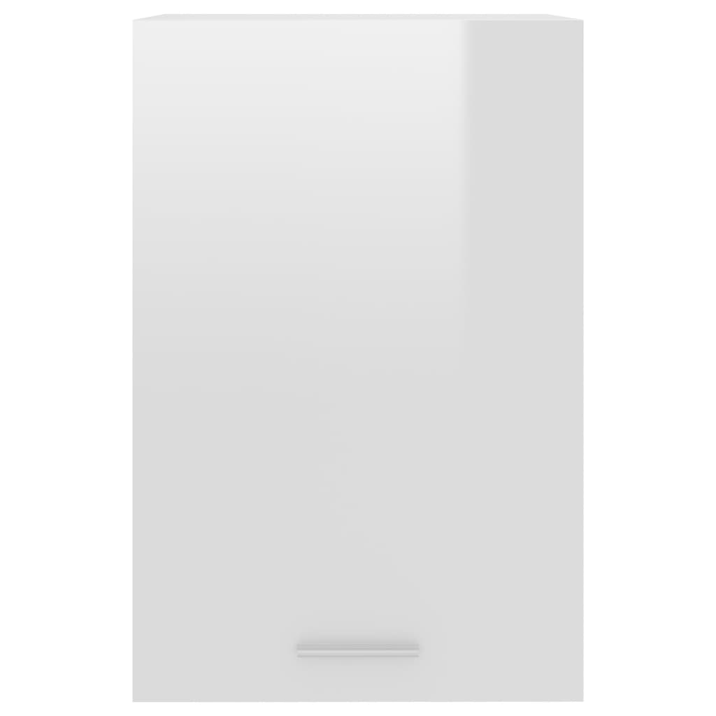 801257 vidaXL Hanging Cabinet High Gloss White 39,5x31x60 cm Chipboard
