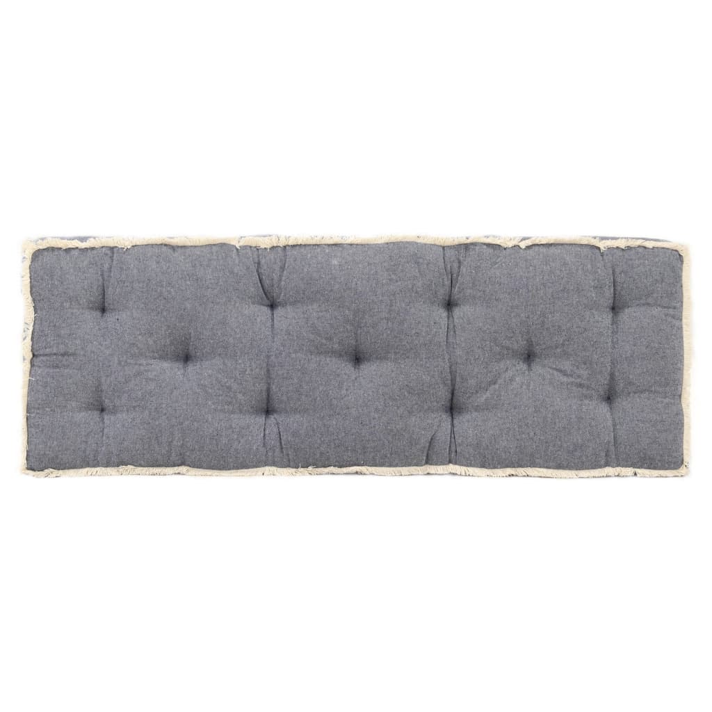 vidaXL Подушка для дивана з піддонів Синій 120х40х7 см