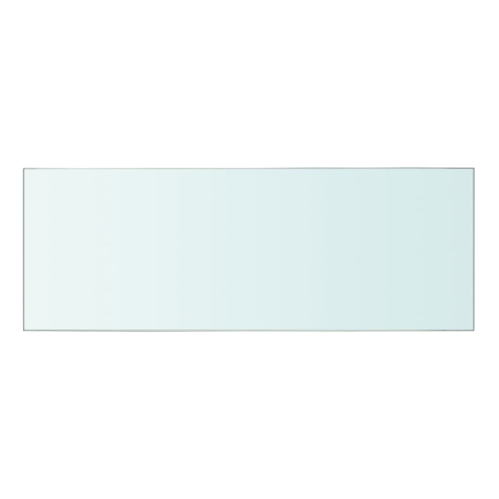 vidaXL Скляна панель для полиці Прозорий 40х12 см