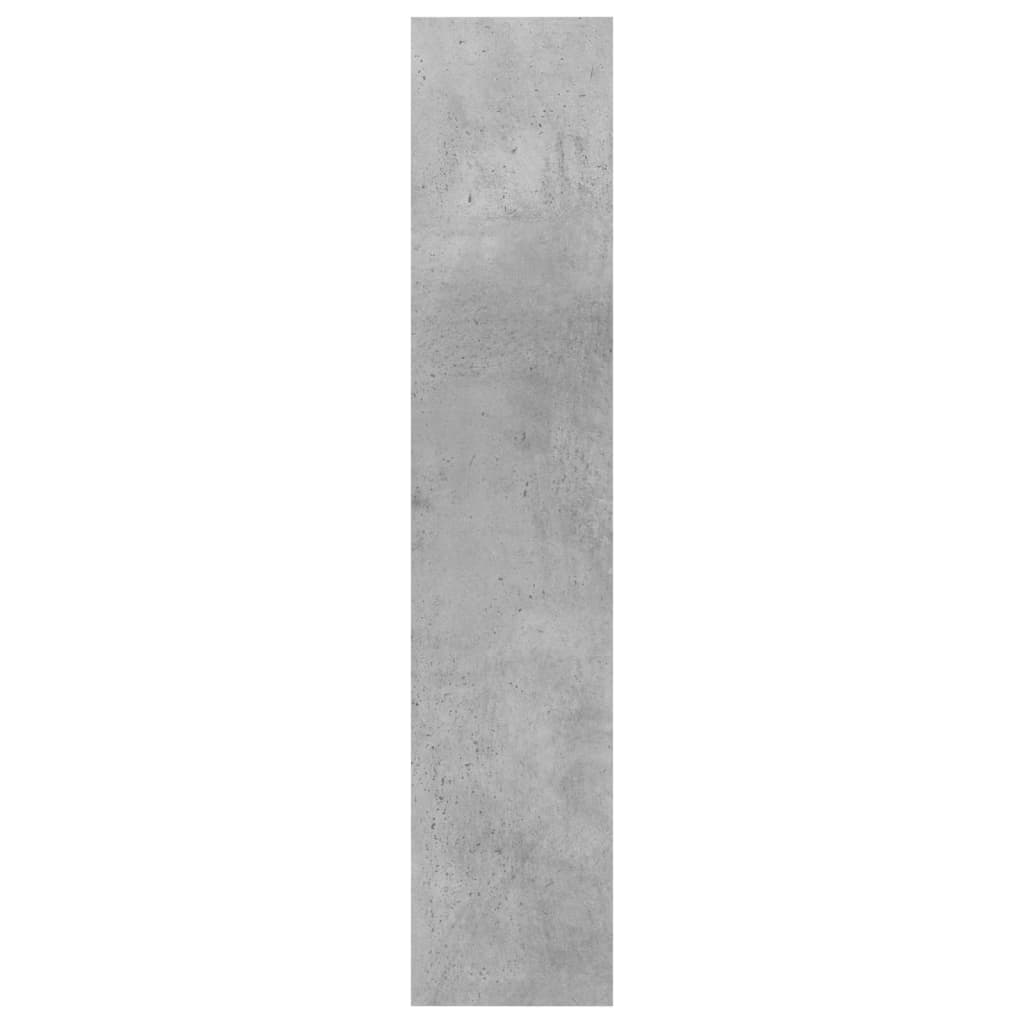 802943 vidaXL Wall Shelf Concrete Grey 90x16x78 cm Chipboard