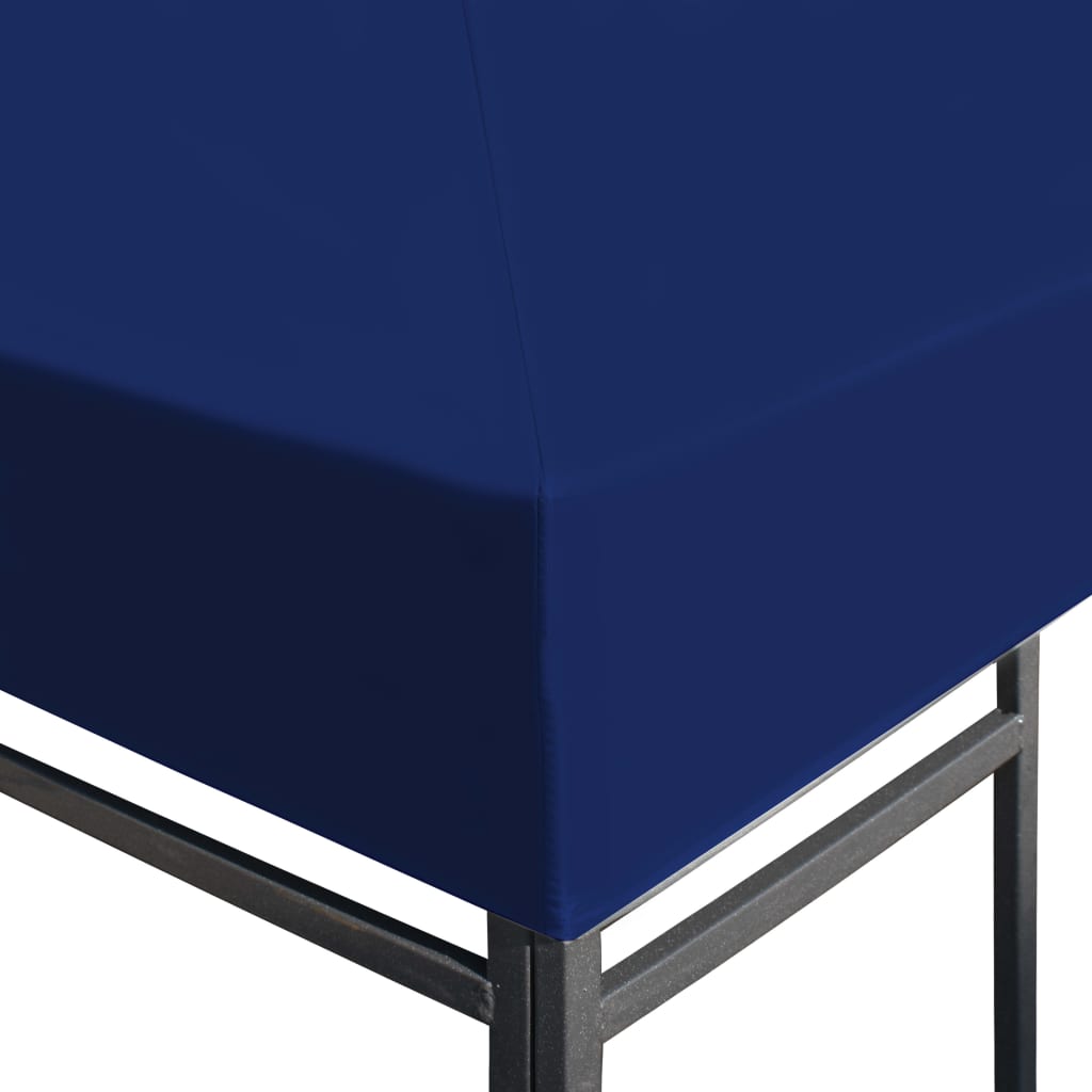 vidaXL 2-Рівневе Покриття для Альтанки 310 г/м² Синій 4x3 м