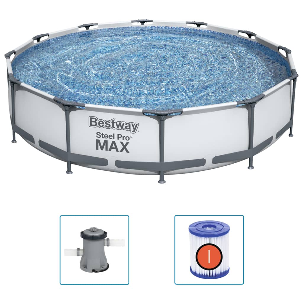Bestway Басейн Steel Pro MAX в комплекті 366x76 см