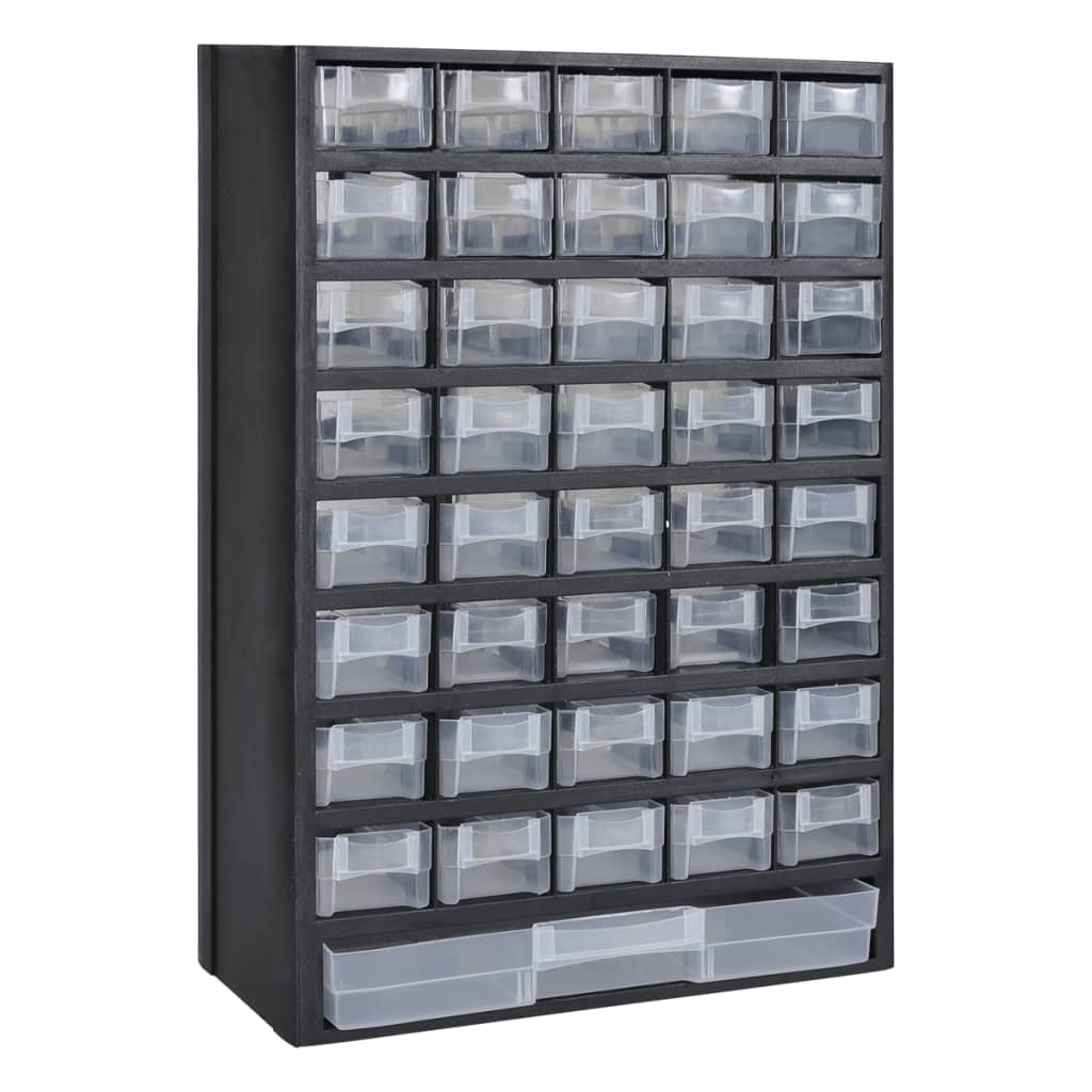 vidaXL Пластиковий ящик для зберігання інструментів з 41 шухлядою
