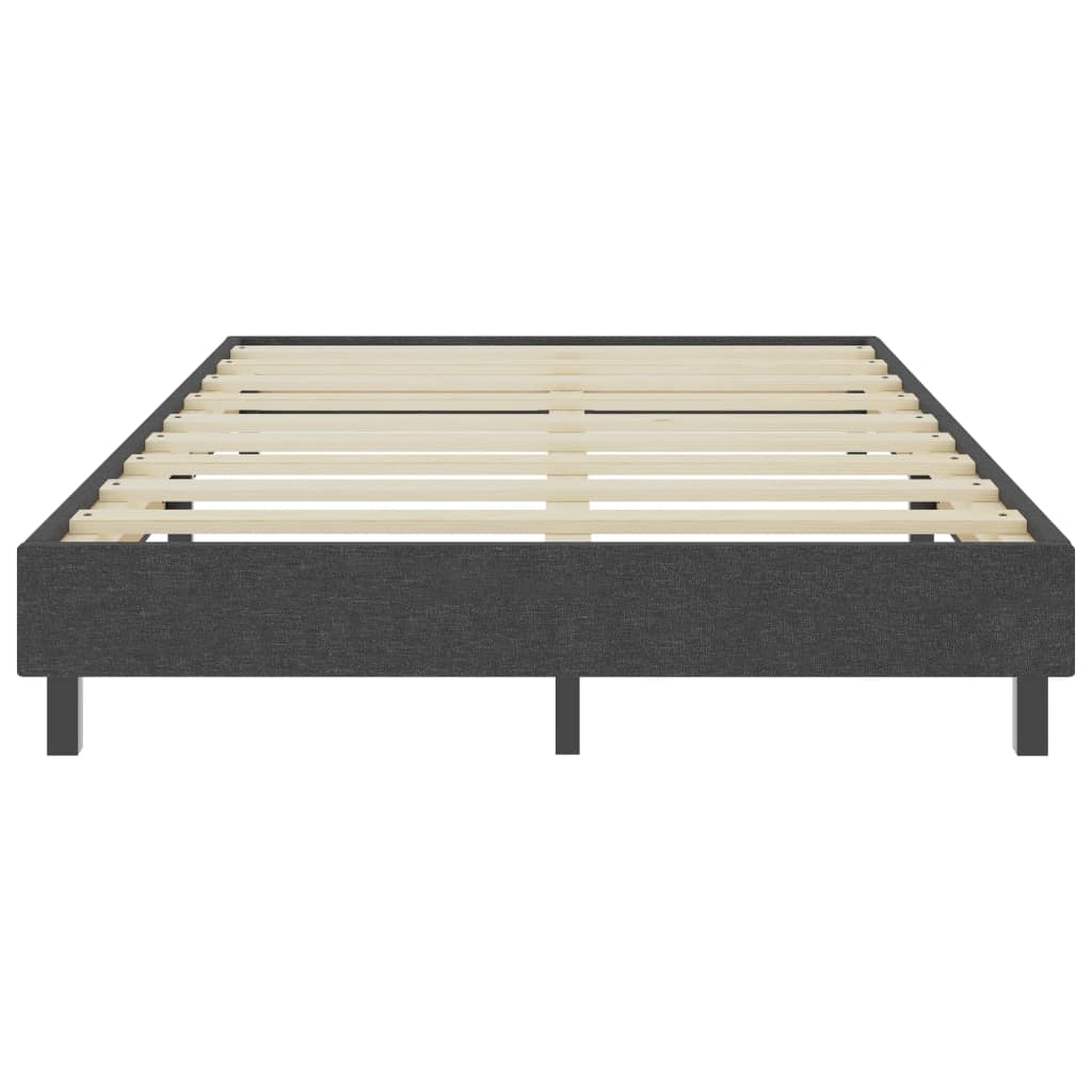 vidaXL Каркас ліжка з пружинним матрацом Сірий 120х200 см Тканина