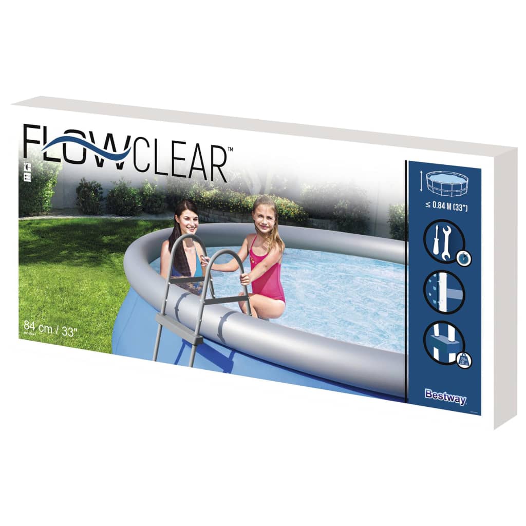 Bestway Двоступінчаста драбина для басейну "Flowclear" 84 см