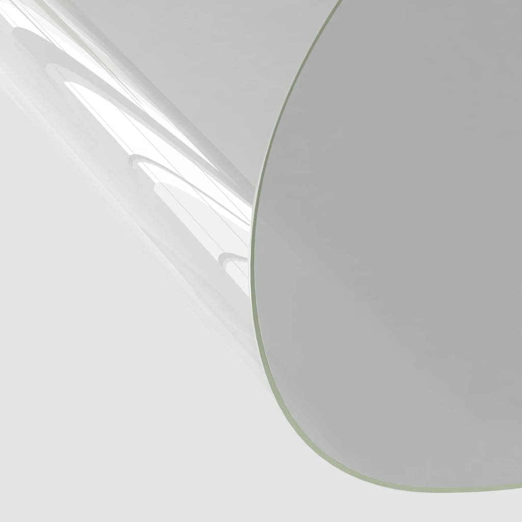 vidaXL Захисне Покриття для Стола Прозорий Ø 80 см 2 мм ПВХ