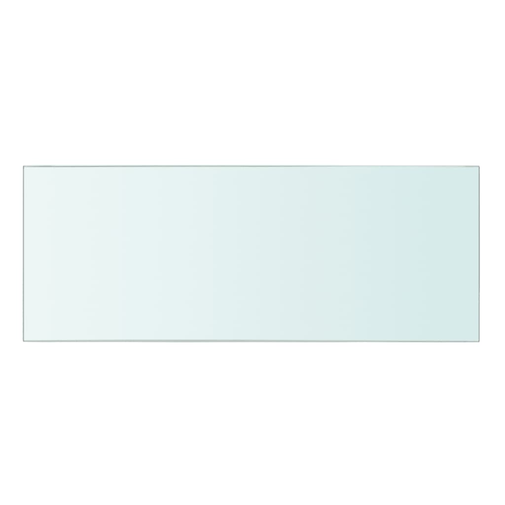 vidaXL Скляна панель для полиці Прозорий 40х15 см