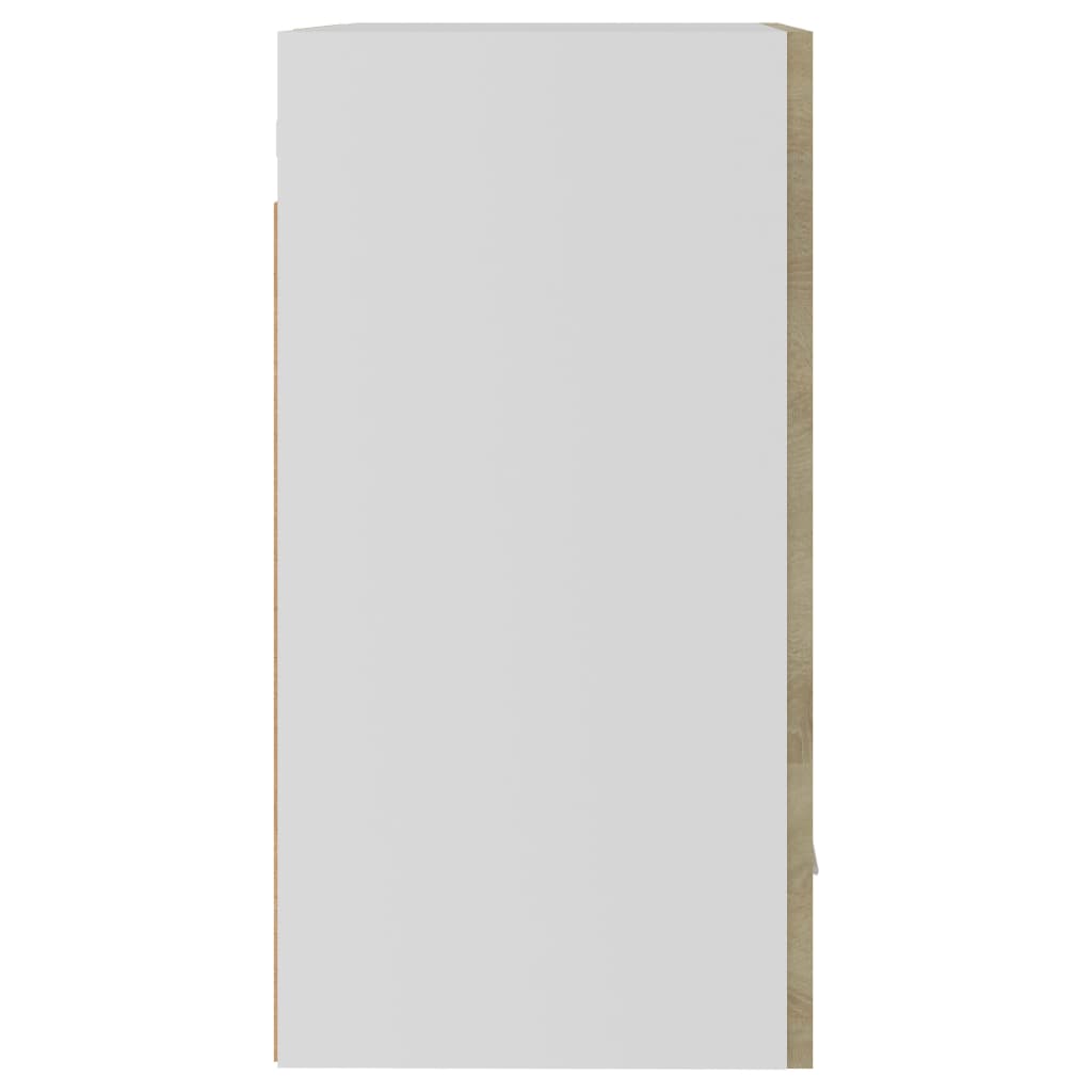 805081 vidaXL Hanging Cabinets 2 pcs Sonoma Oak 50x31x60 cm Chipboard