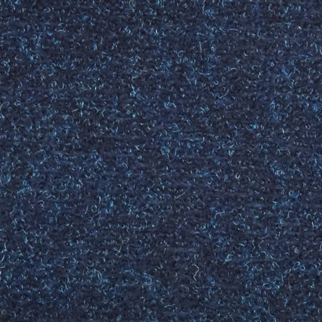 vidaXL Самоклеючі Сходові Килимки 15 шт Темно-Синій 65x21x4 см