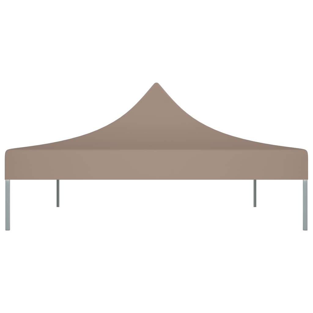 vidaXL Дах святкового шатра Сіро-коричневий 4,5x3 м 270 г/м²