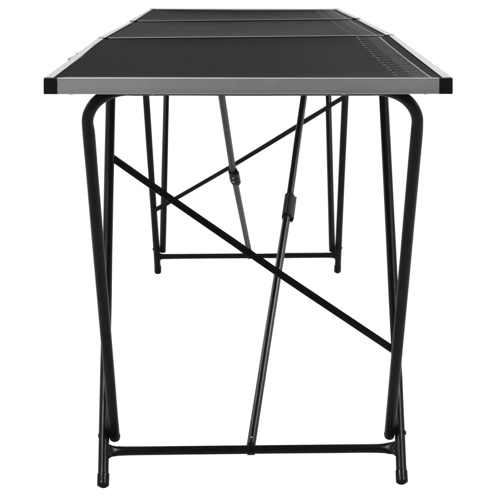 vidaXL Розкладний стіл для шпалер 300x60x78 см МДФ і алюміній