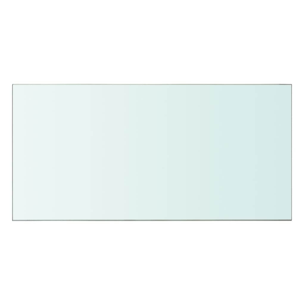 vidaXL Скляна панель для полиці Прозорий 60х30 см