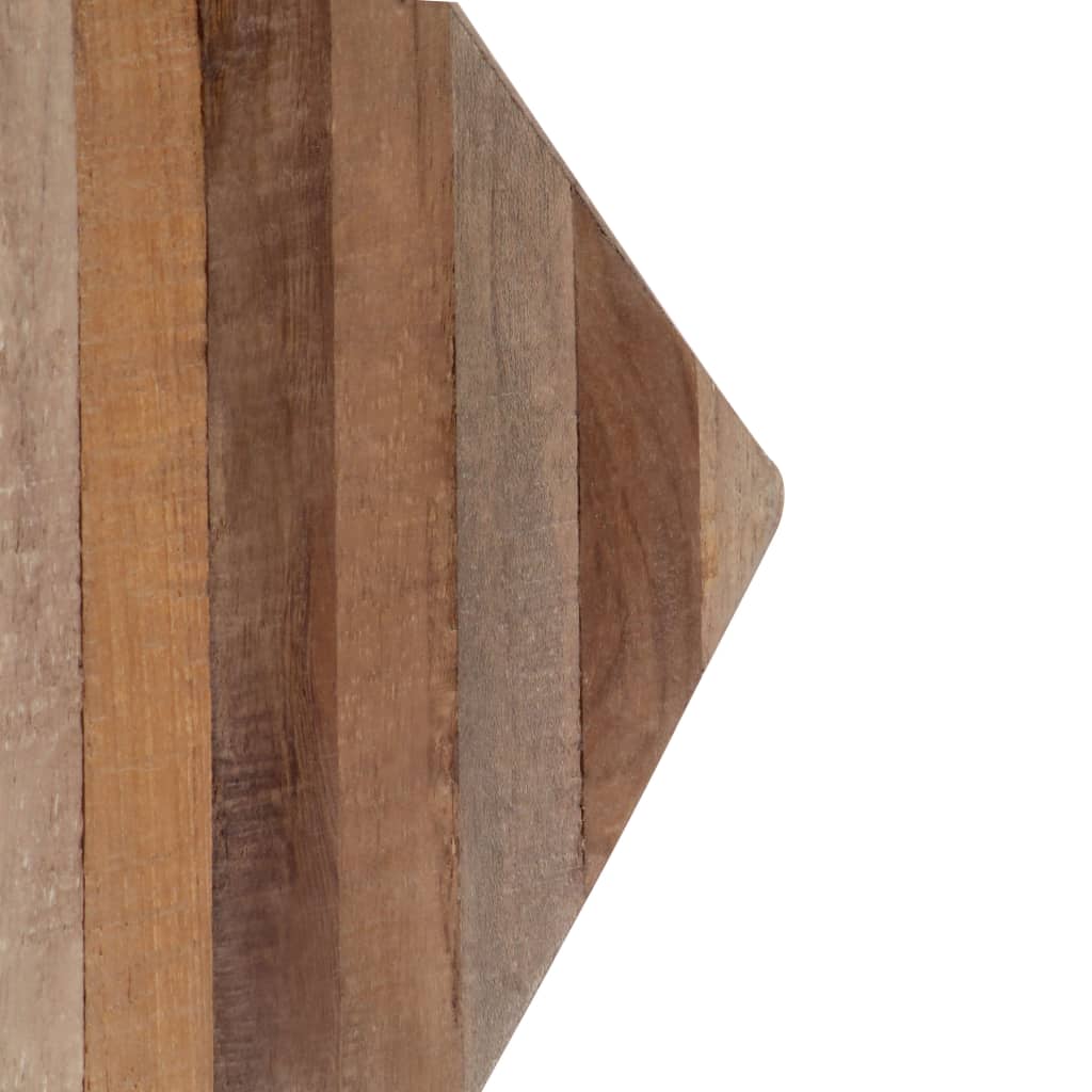 vidaXL Приставний столик 40x40x40 см Відновлена тикова деревина