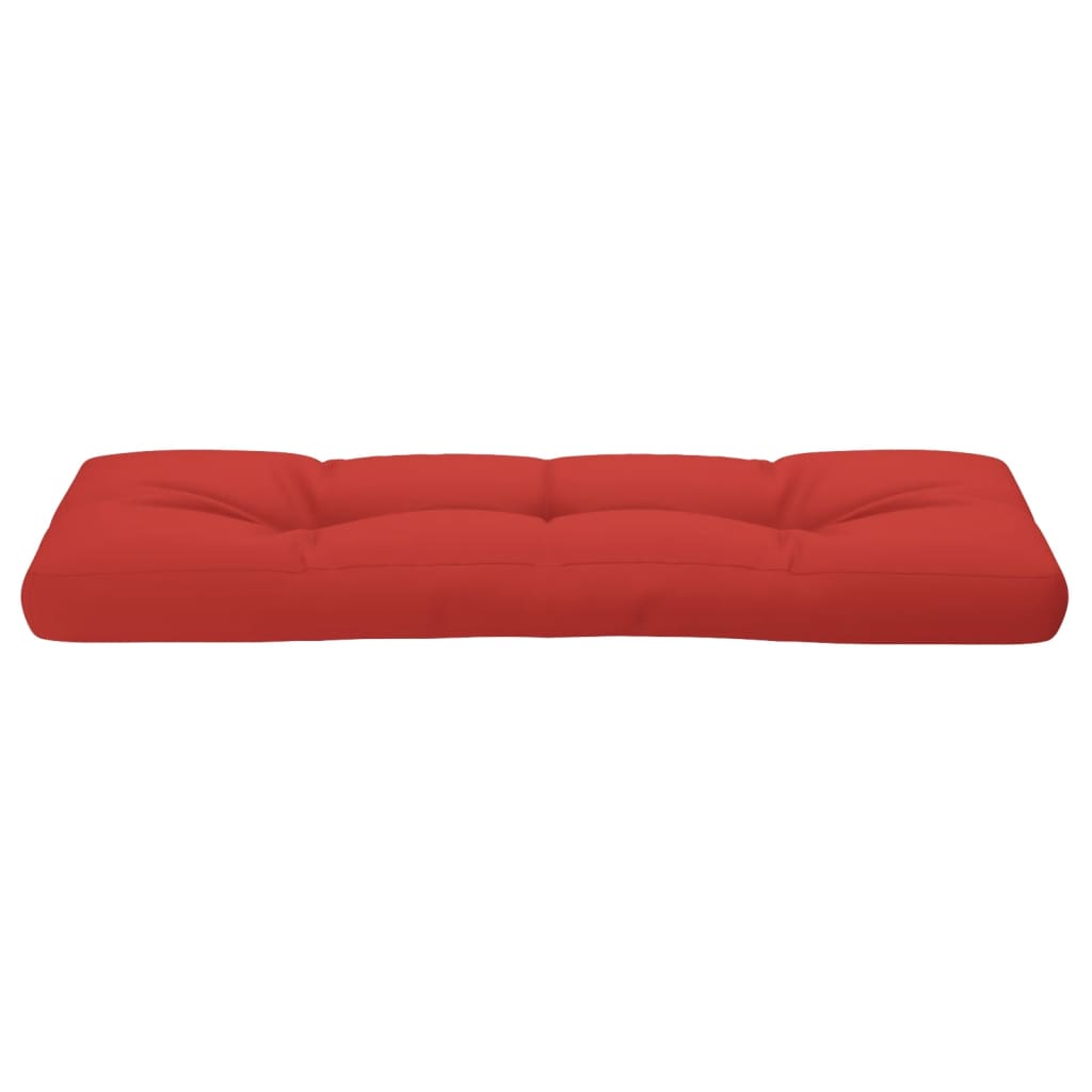 vidaXL Подушка для дивана з піддонів Червоний 120x40x10 см