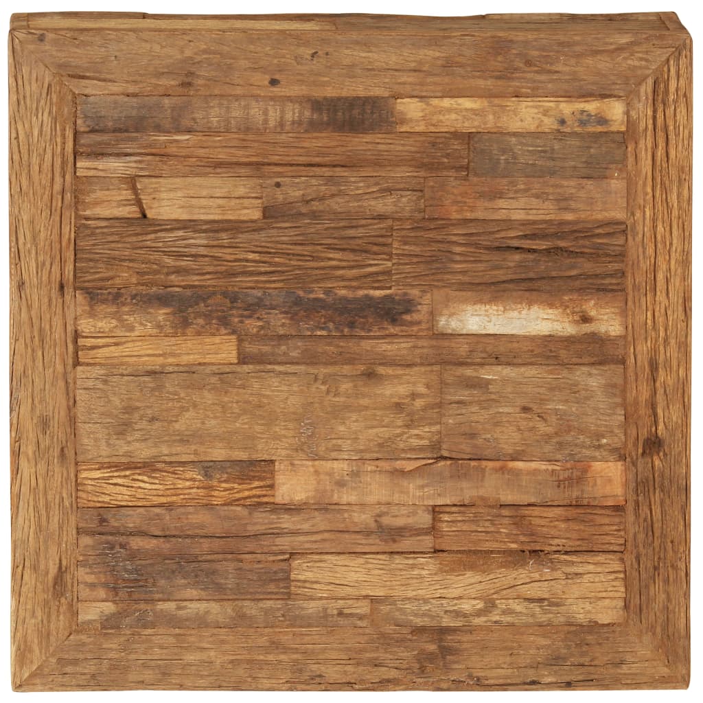 vidaXL Журнальний столик 70x70x30 см Масив відновленої деревини