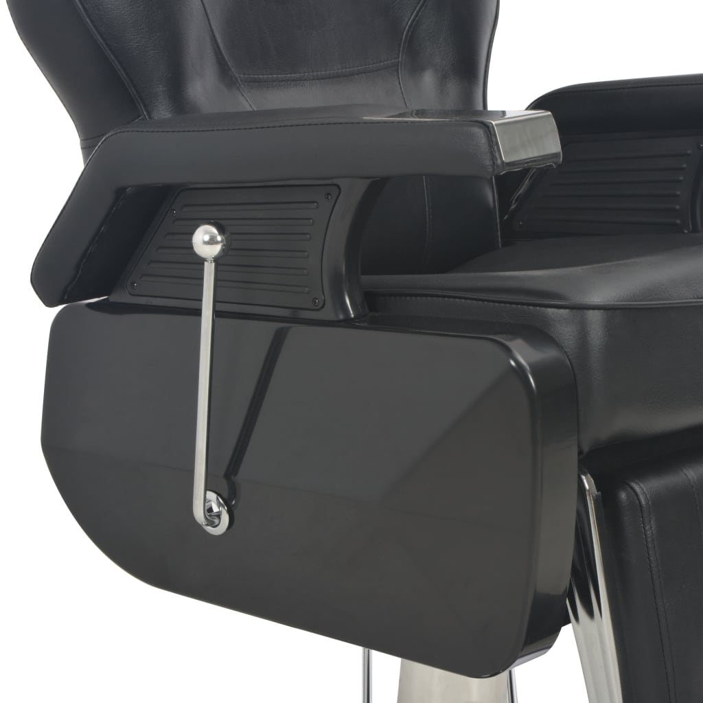 vidaXL Перукарське крісло Чорний 72x68x98 см Штучна шкіра