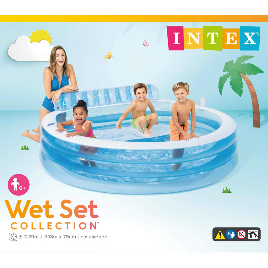 Intex Надувний басейн "Swim Center Family Lounge Pool" 57190NP