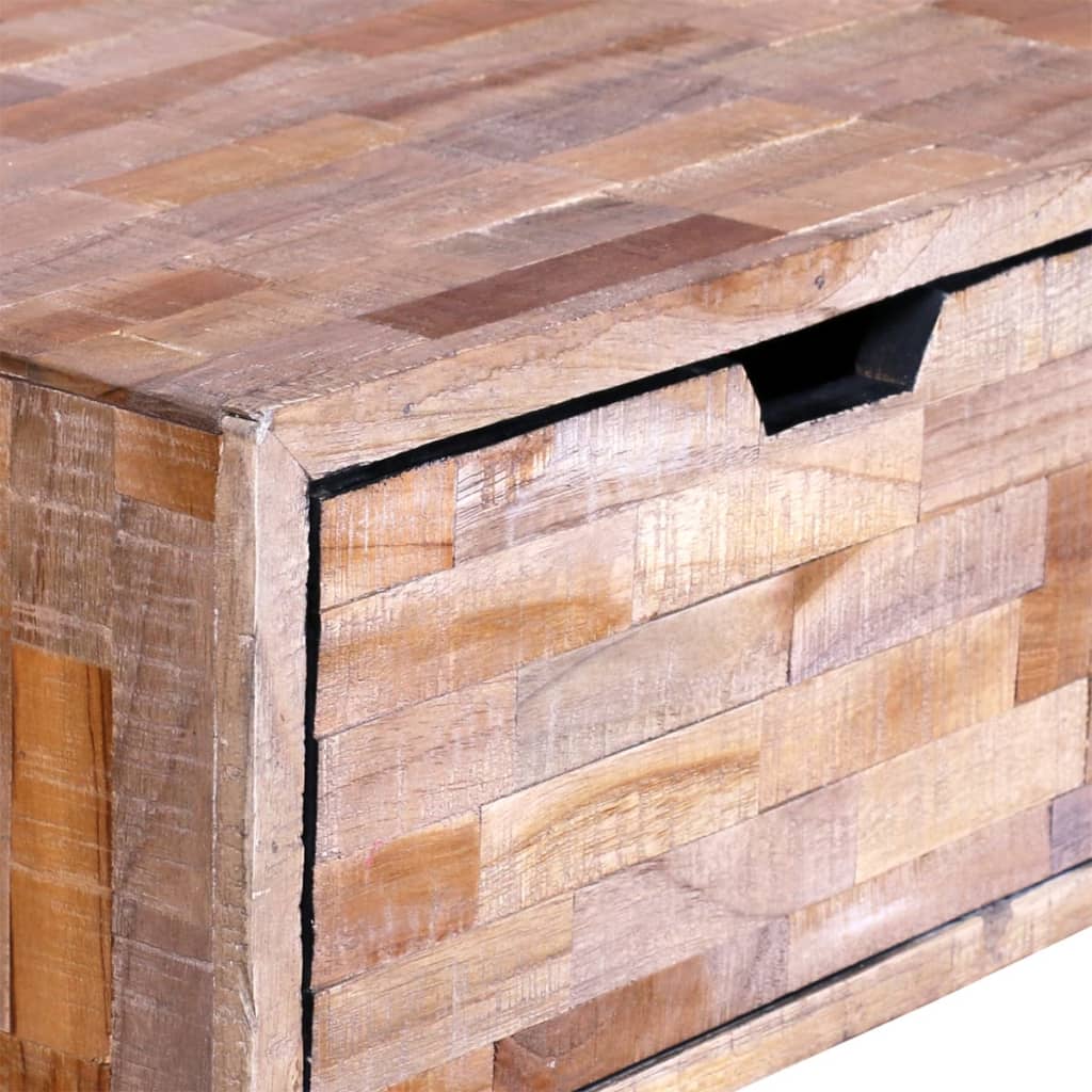 vidaXL Журнальний столик з 4 шухлядами Відновлена тикова деревина