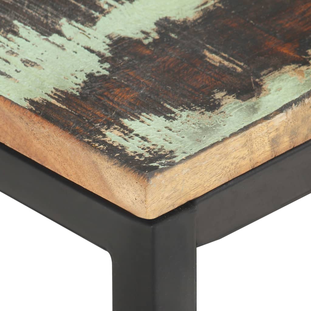 vidaXL Приставний столик 40x40x35 см Масив відновленої деревини
