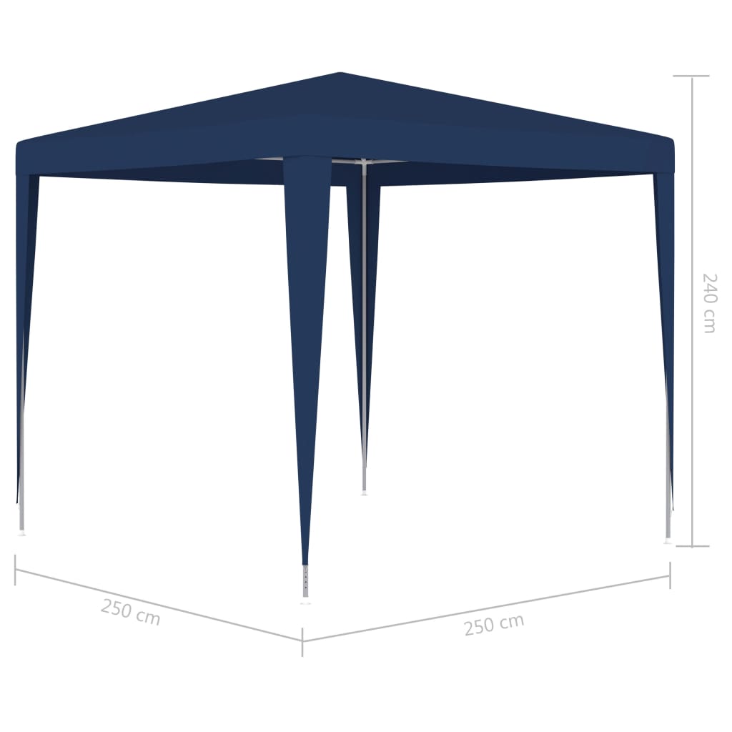 48502 vidaXL Party Tent 2,5x2,5 m Blue