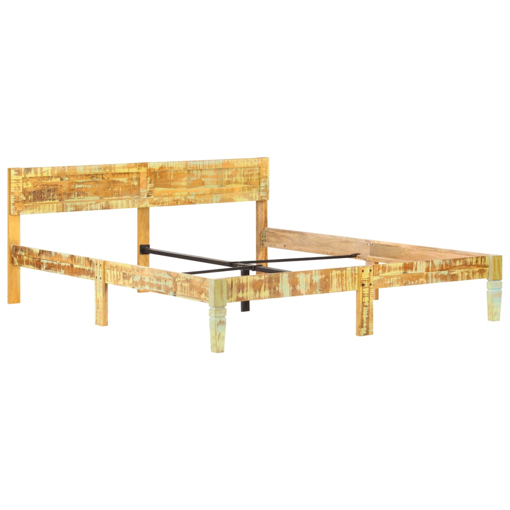 vidaXL Каркас ліжка 180x200 см Масив відновленої деревини