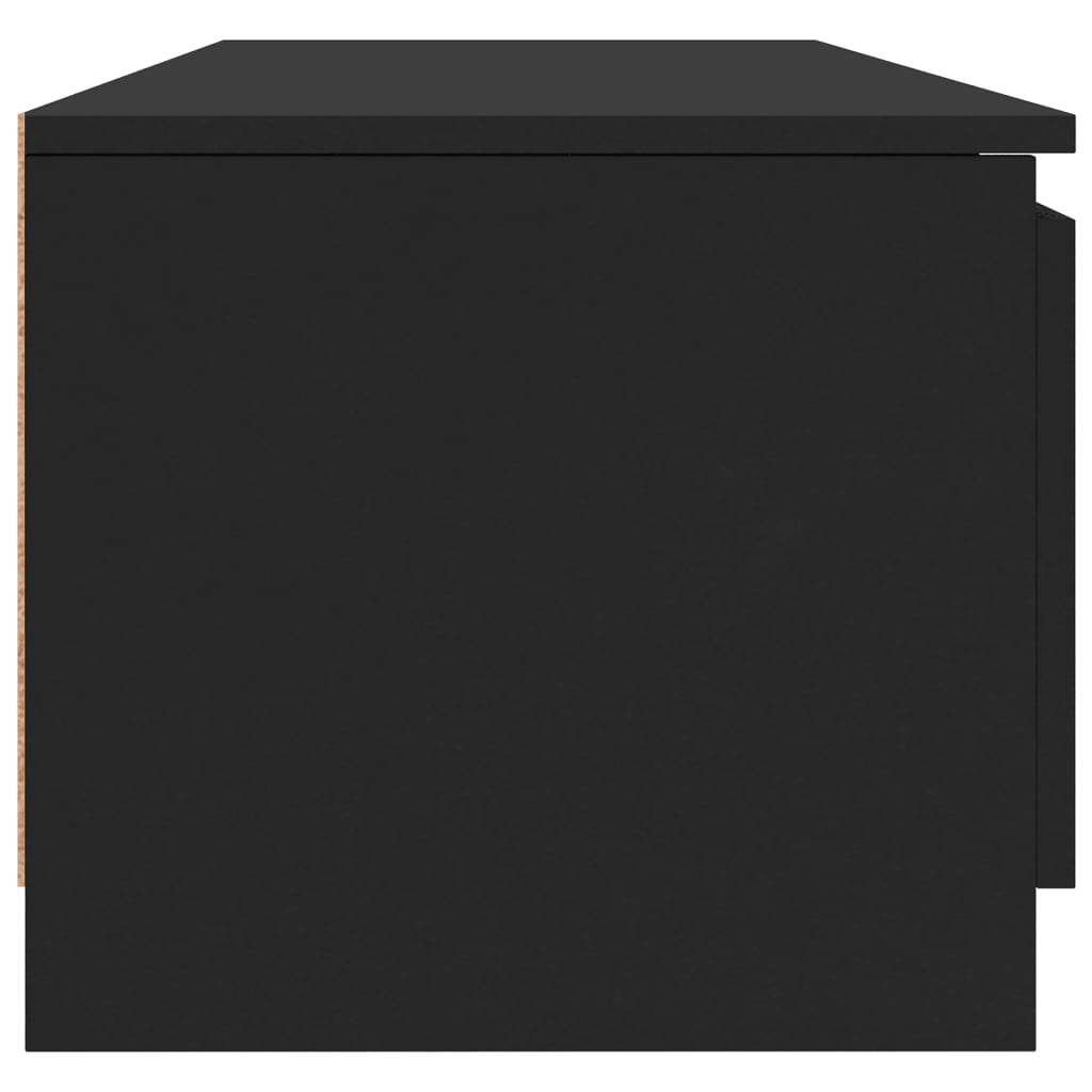 vidaXL Тумба під телевізор Чорний 140x40x35,5 см ДСП