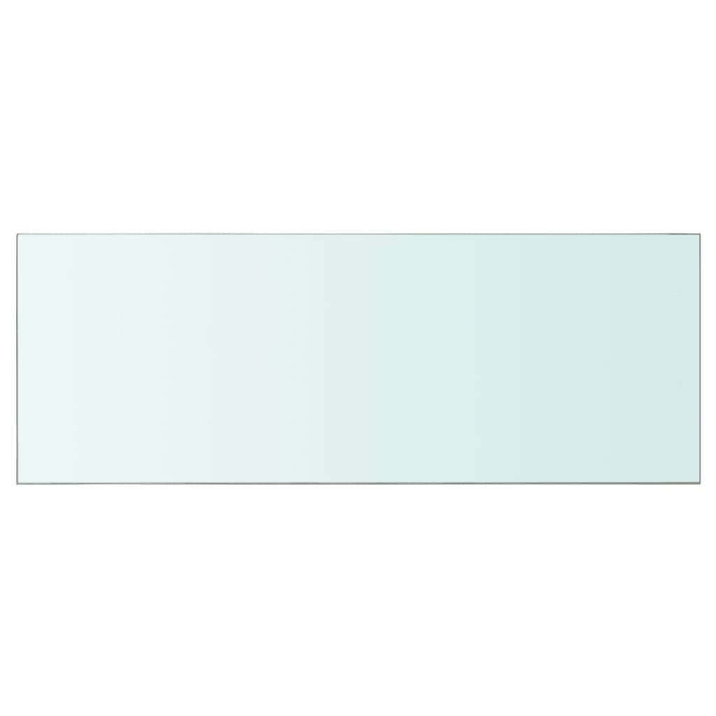vidaXL Скляна панель для полиці Прозорий 80х30 см