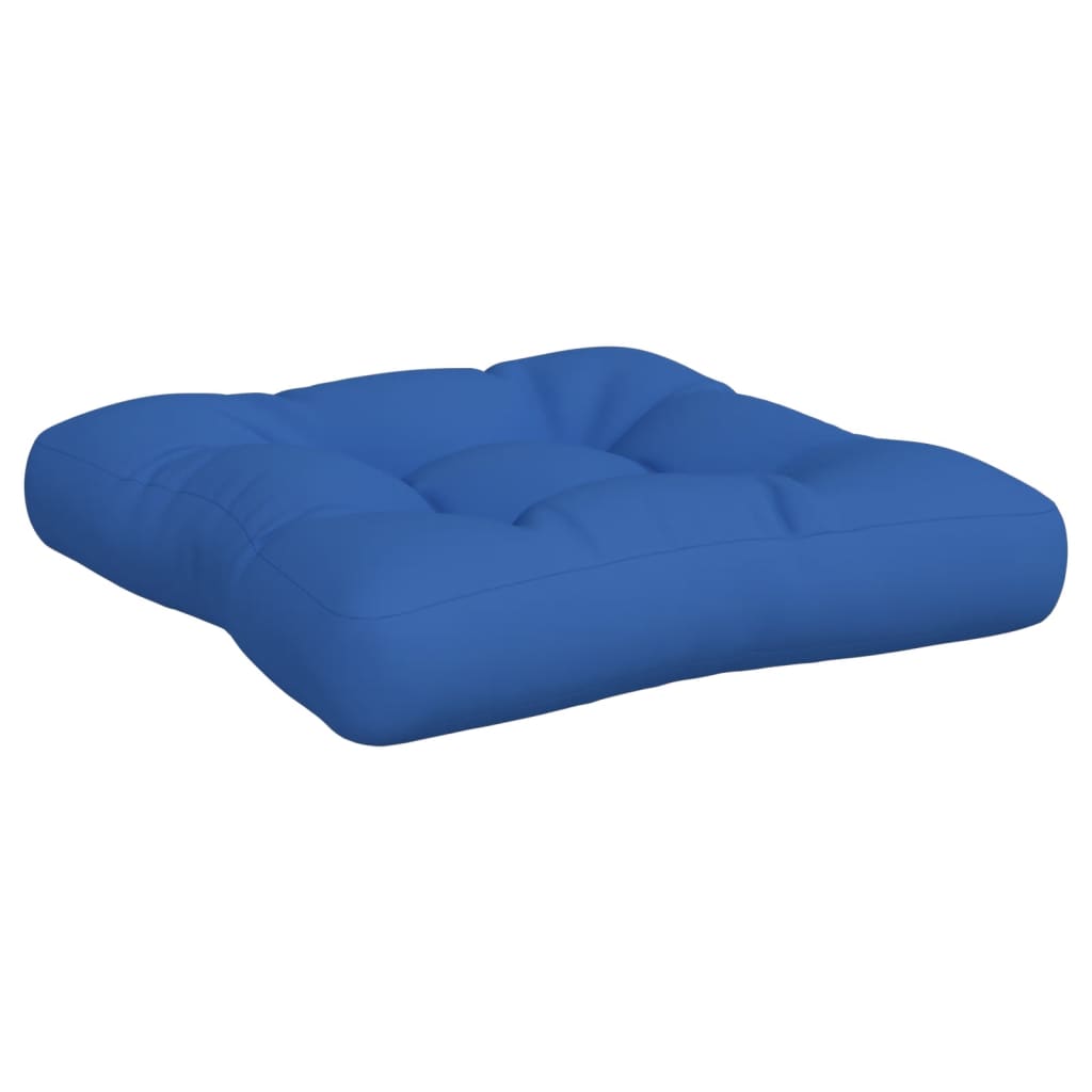 vidaXL Подушки для дивана з піддонів 3 шт Яскраво-синій Тканина