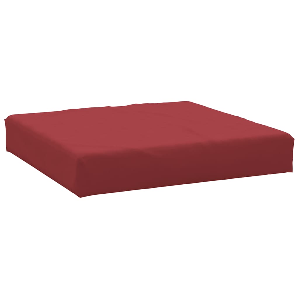 vidaXL Подушки для дивана з піддонів 3 шт Бордовий Тканина