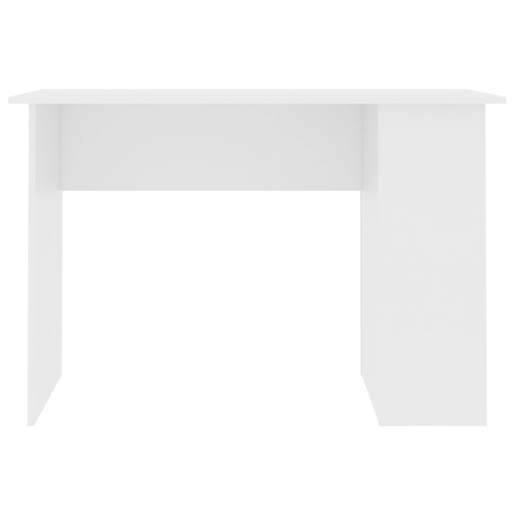 vidaXL Письмовий стіл Білий 110x60x73 см ДСП