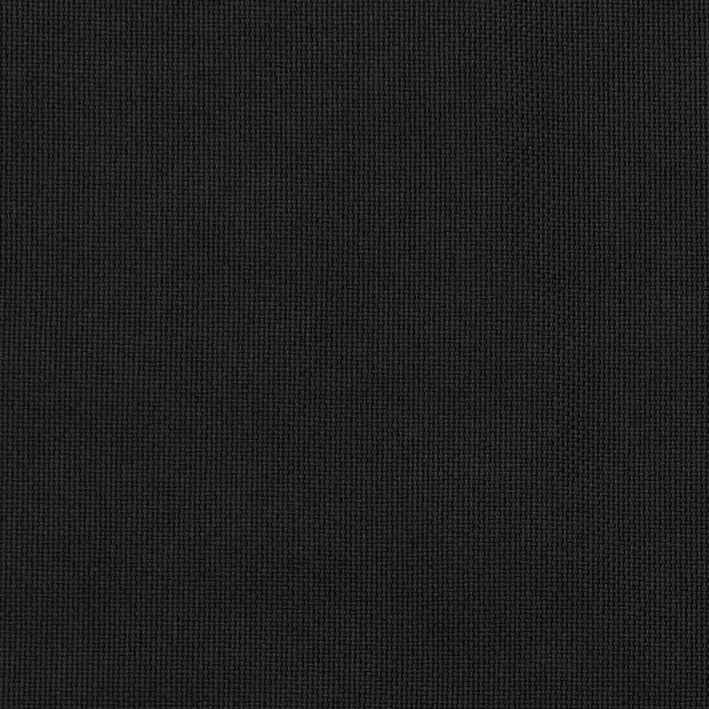 321159 vidaXL Linen-Look Blackout Curtains with Hooks Black 290x245 cm