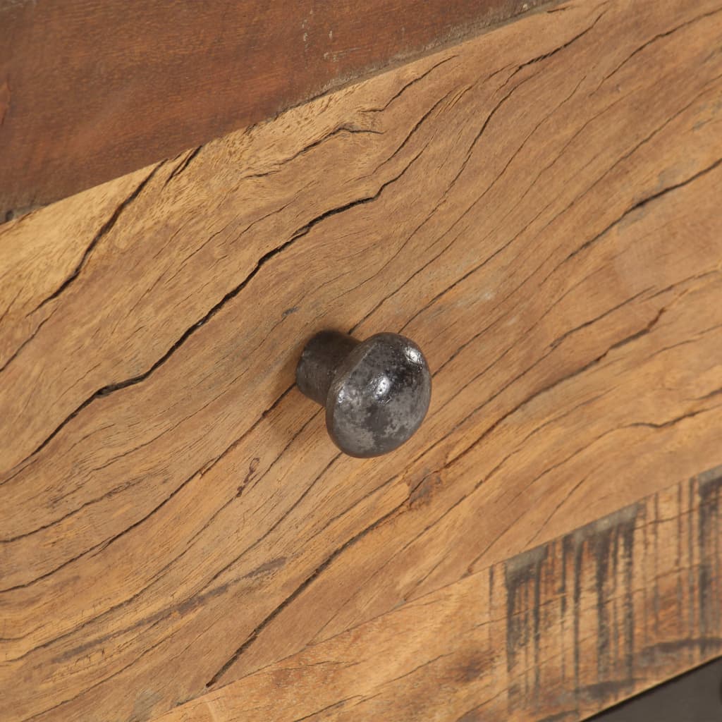 vidaXL Журнальний столик 100x50x45 см Масив відновленої деревини
