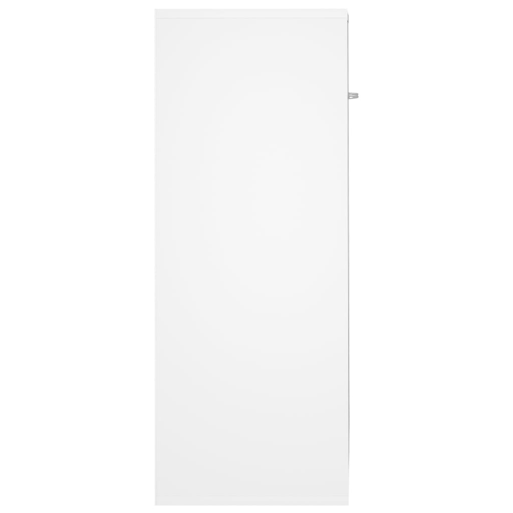 800729 vidaXL Sideboard White 60x30x75 cm Chipboard